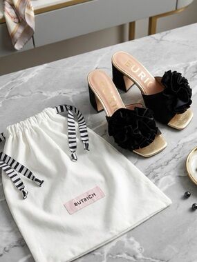 Butrich Remedios Pump Black Heels Size 7 – New, Never Worn + Dust Bag